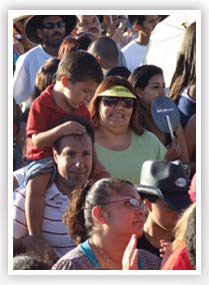 Crowds at Fiesta del Sol